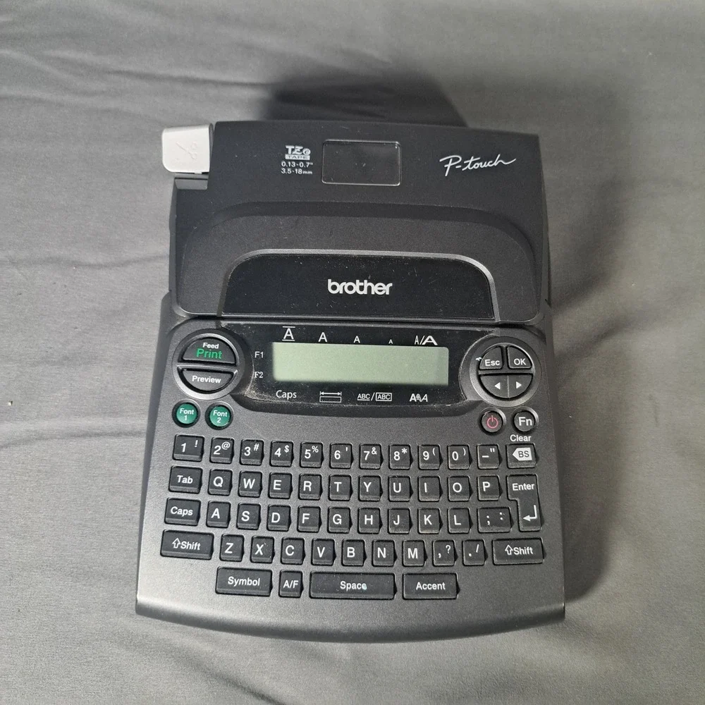 Brother P-Touch PT-1890 Desktop Label Maker Black Thermal Printer Organization